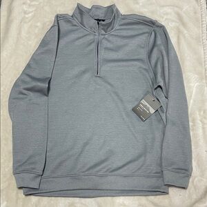 Men's Classic Gray Zip-Up Sweater